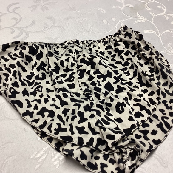 SILK PANTIES SIDE SLIT ANDRES INTIMATES LEOPARD PRINT. as all - Picture 7 of 10